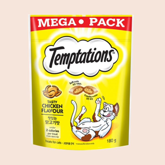 템테이션 메가팩 대용량 고양이간식 클래식 닭고기 160g